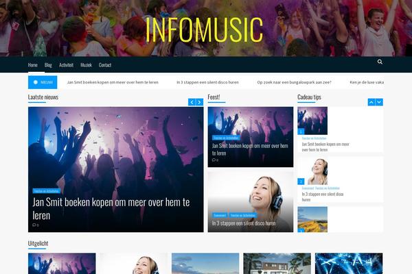 HardNews theme site design template sample