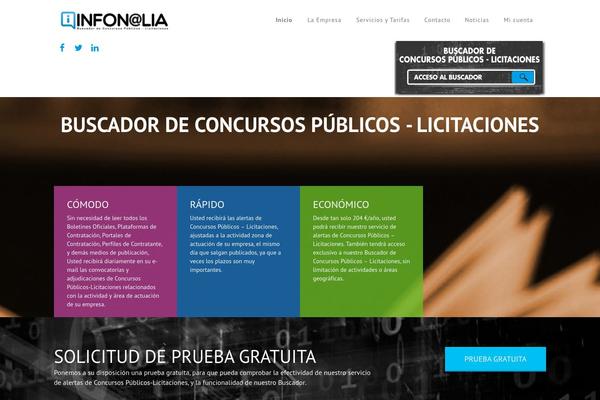 Varsita theme site design template sample