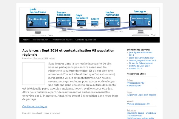 Twenty Ten theme site design template sample