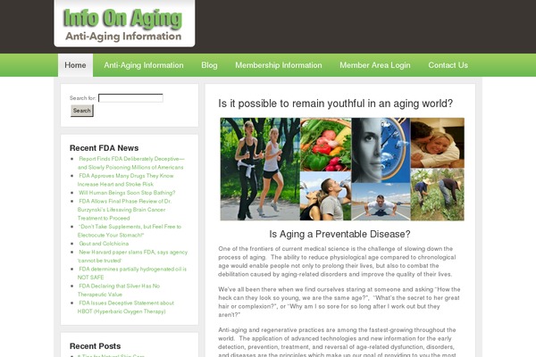 infoonaging.com site used Remedy-spa