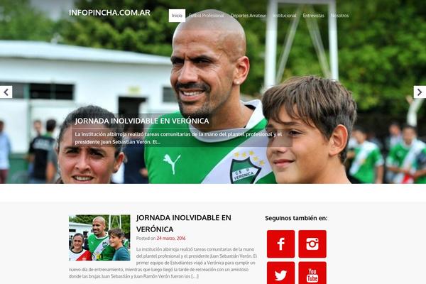 Vangard theme site design template sample