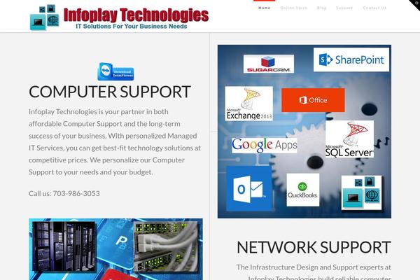Site using Advanced iFrame plugin