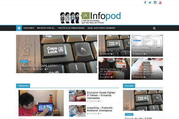 Site using Modernizr for WordPress plugin