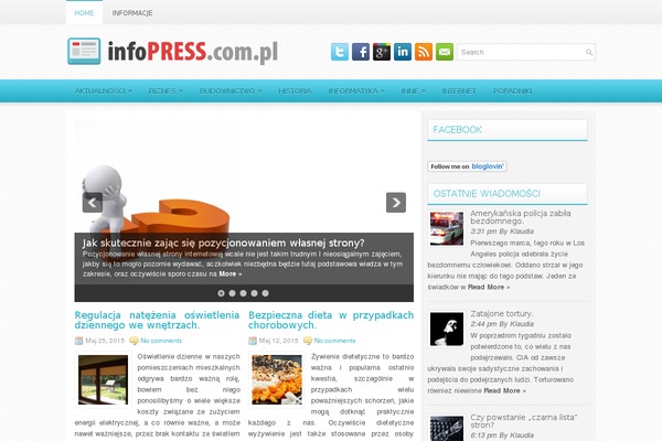 iMagazine theme site design template sample