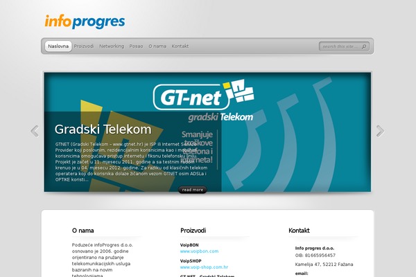 TheProfessional theme site design template sample