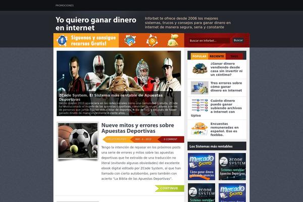 Vulcan theme site design template sample