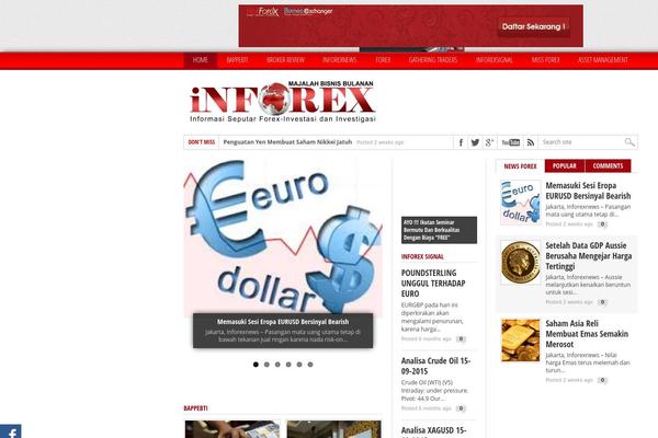 Mag theme site design template sample