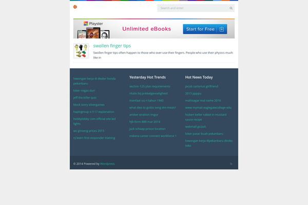 Flatsimplebingit theme site design template sample
