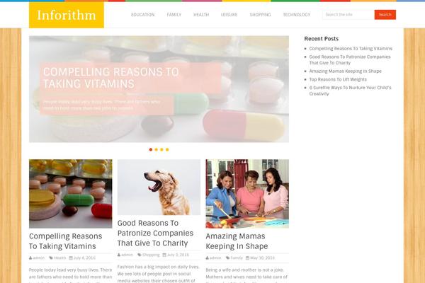 Spike theme site design template sample