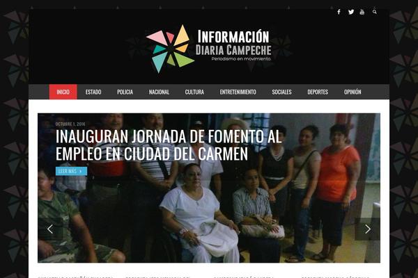 PRESSO theme site design template sample