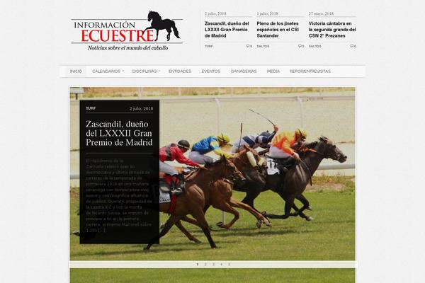 Editorial theme site design template sample