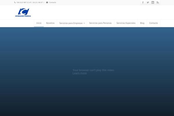 Envision theme site design template sample
