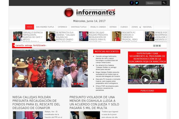 Newspaper theme site design template sample