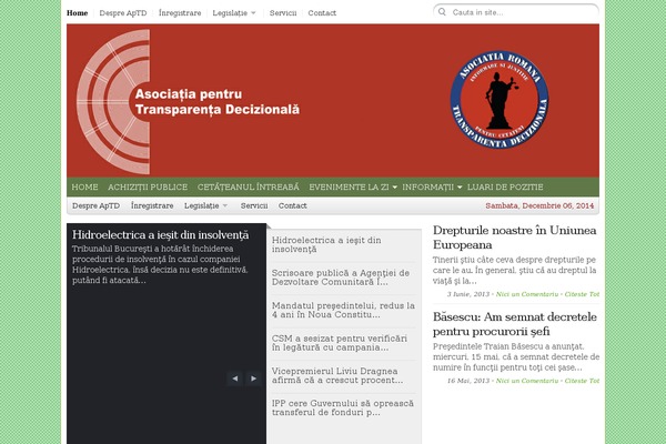 City Desk theme site design template sample