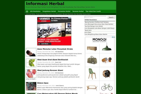 Flat728 theme site design template sample