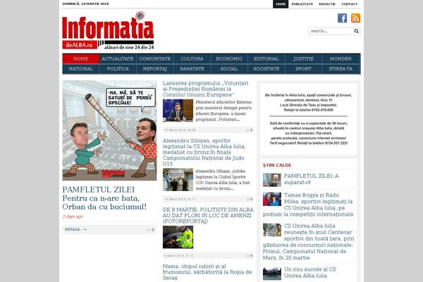 Tribune theme site design template sample
