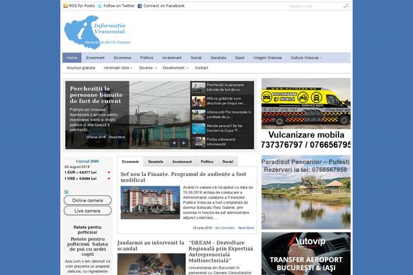 NewsPro theme site design template sample