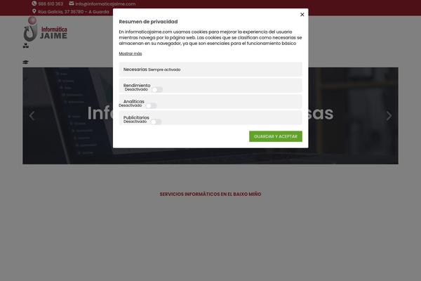 The7 Child theme site design template sample