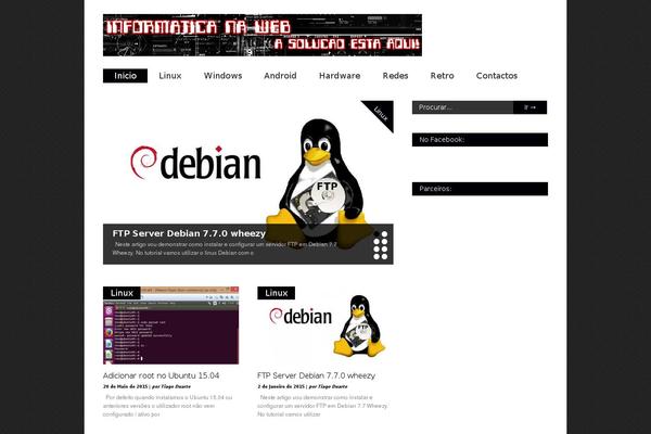 Gonzo theme site design template sample