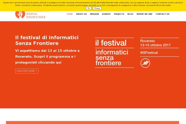 Charitas theme site design template sample