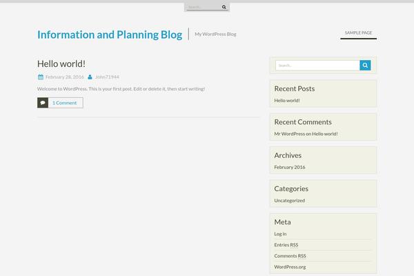 Covert PinPress theme site design template sample