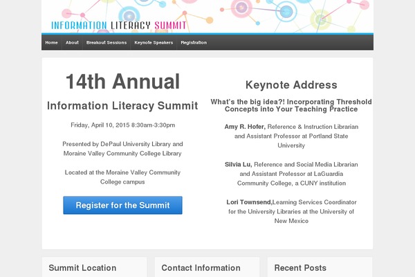 informationliteracysummit.org site used Blogi