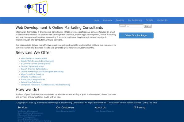 informationtechnologyec.com site used Newtech