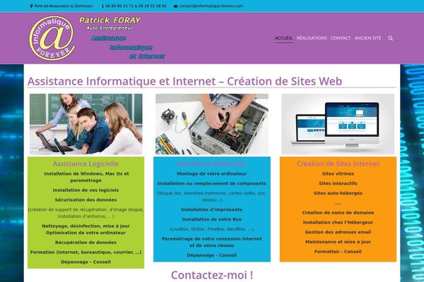 Divi-enfant theme site design template sample