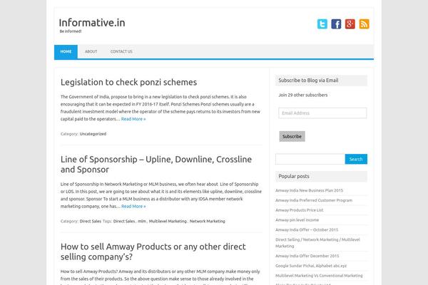 Site using Article Forge plugin