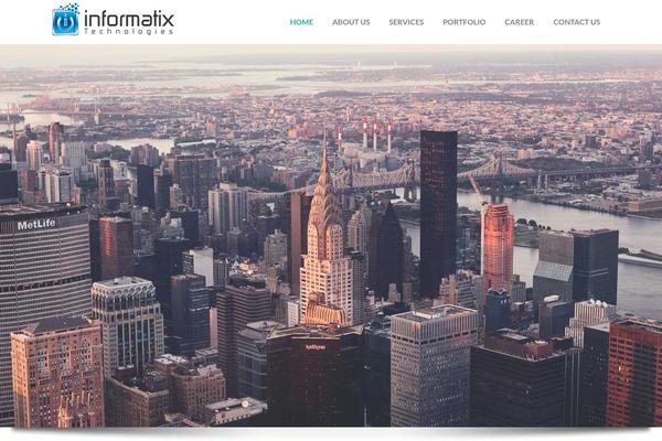 Craft theme site design template sample