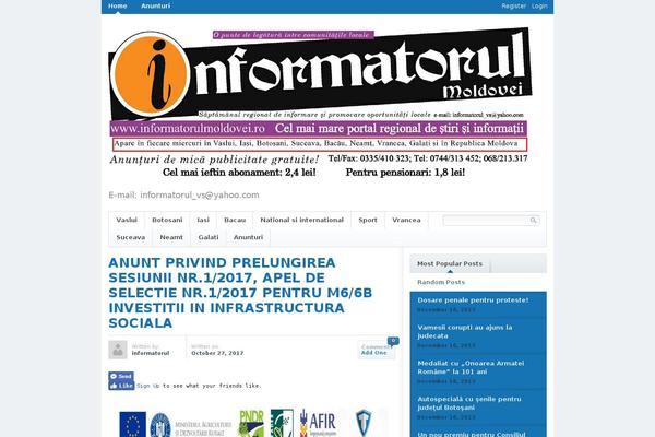 News Leak theme site design template sample