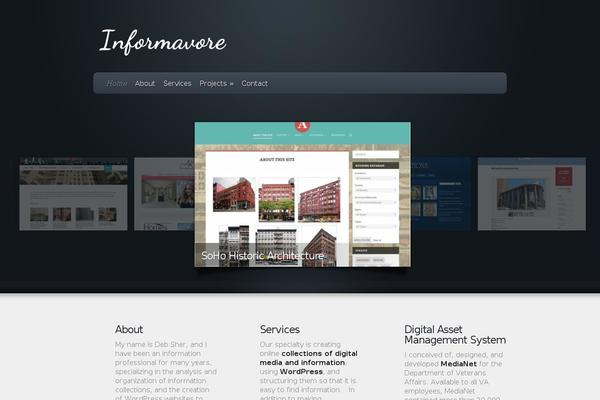 Envisioned theme site design template sample