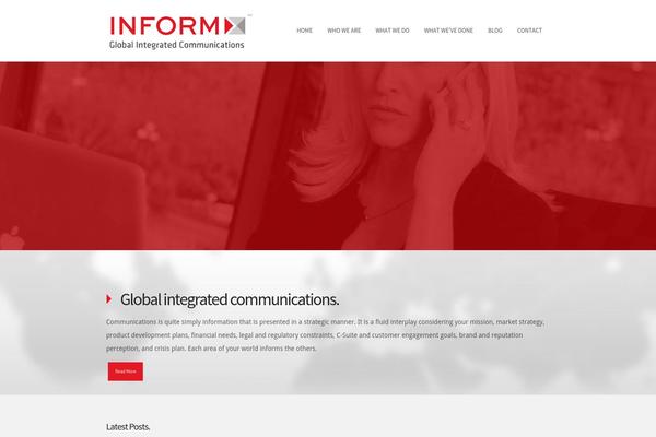 District theme site design template sample