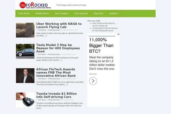 News Flash theme site design template sample