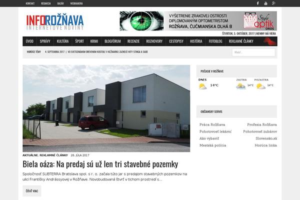 Site using Widgetize Pages Light plugin