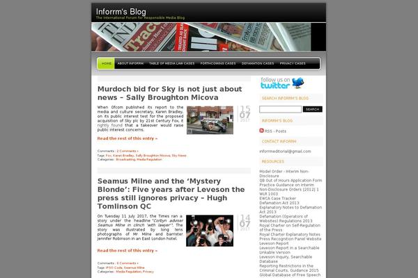 Hemingway theme site design template sample