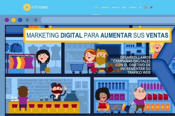 Enfold theme site design template sample
