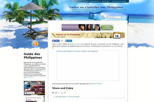 Site using WP Socializer plugin