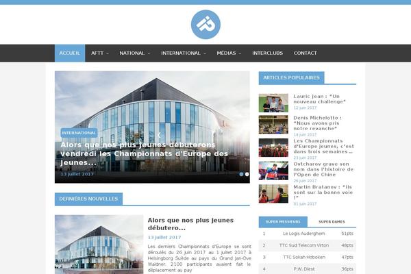 Bzine theme site design template sample