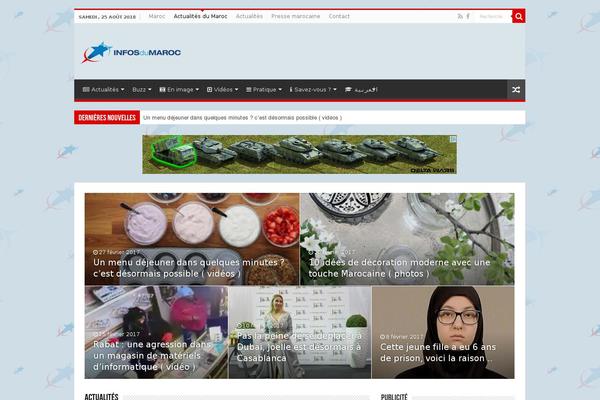 infosdumaroc.com site used Infosdumaroc-back