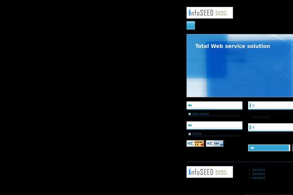 Free_sample001 theme site design template sample