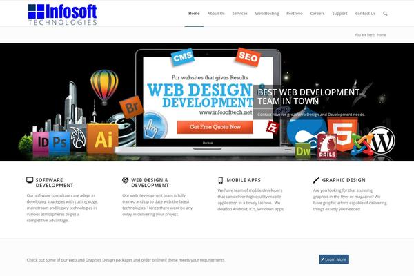 infosofttech.net site used itnet