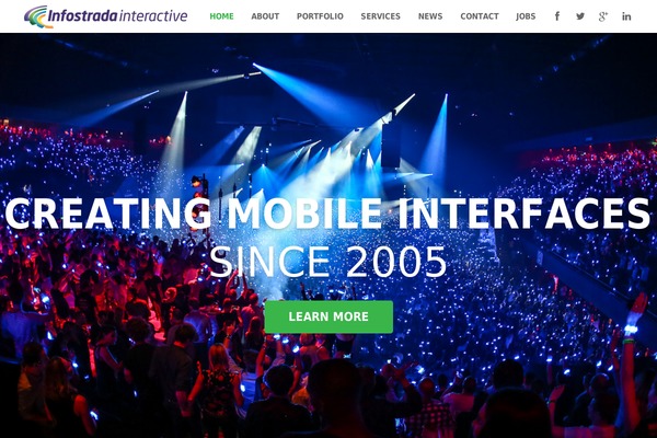 Corsa theme site design template sample