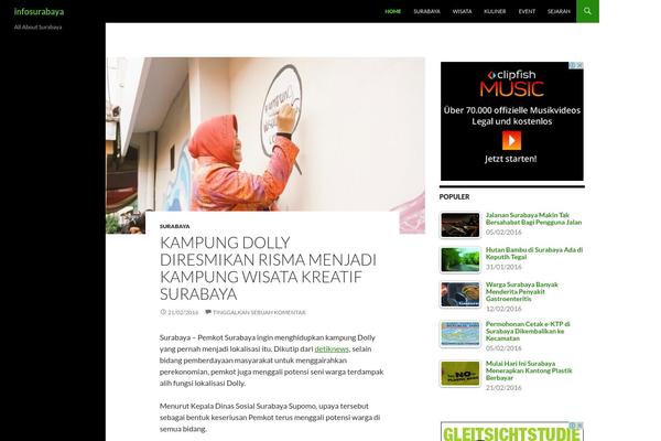 Customizr theme site design template sample