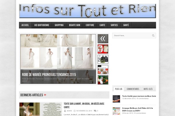 OnePress theme site design template sample