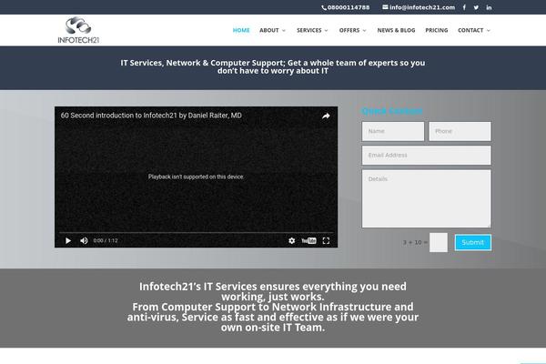 Emulate theme site design template sample