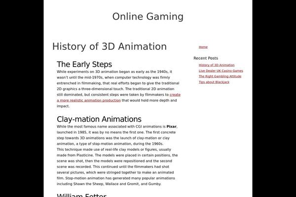 SimplifiedBlog theme site design template sample