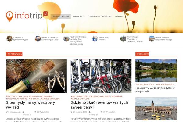 Herald theme site design template sample