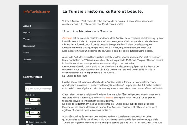 infotunisie.com site used Saico