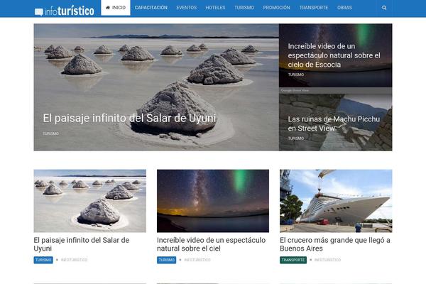 NewsPaper theme site design template sample